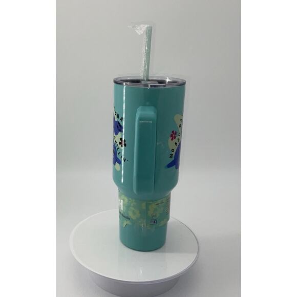 Silver Buffalo Disney Lilo and Stitch Aloha No Bad Days Chillin’ Stainless - Picture 3 of 8